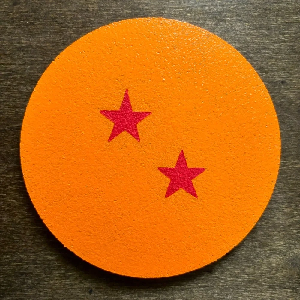 Dragon Ball Painted Coasters Lot of 7